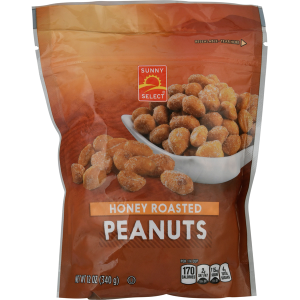 Candy & Chocolate Sunny Select Peanuts, Honey Roasted hero