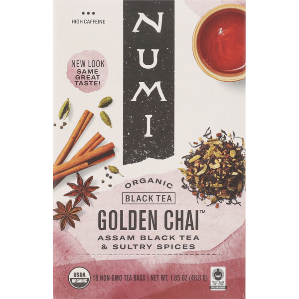 Tea Numi Golden Chai Organic Tea hero