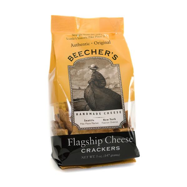 Condiments Beecher's Handmade Cheese Flagship Cheese Crackers hero