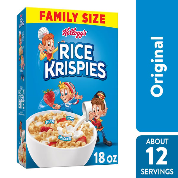 Cereal Kellogg's Rice Krispies Breakfast Cereal Original hero