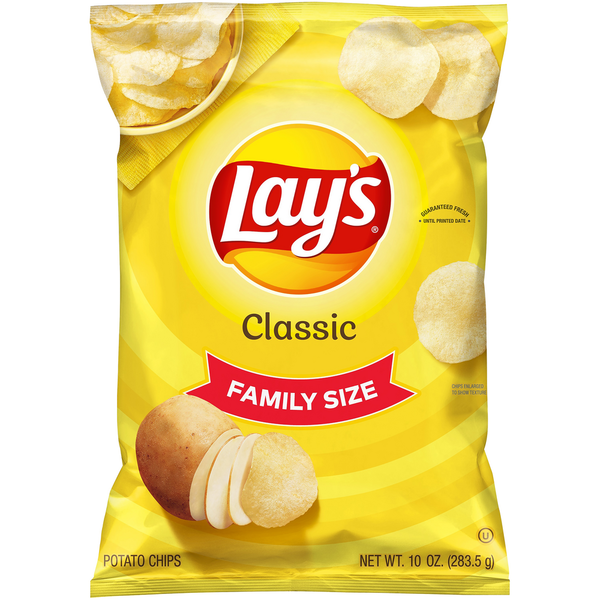 Chips & Pretzels Lay's Classic Potato Chips hero