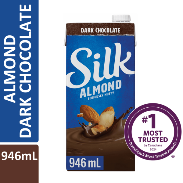 Milk Silk Almond Milk, Dark Chocolate Flavour, Dairy-Free, Shelf Stable hero