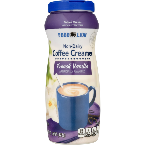 Coffee Food Lion French Vanilla Nondairy Coffee Creamer hero