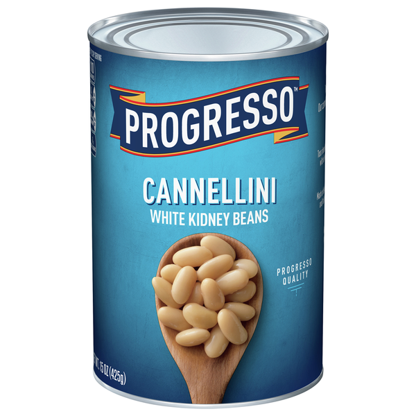 Canned Meals & Beans Progresso White Kidney Beans, Cannellini hero