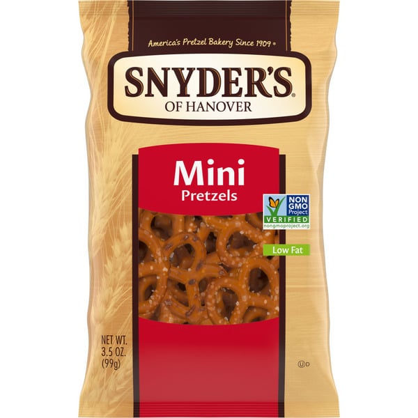 Chips & Pretzels Snyder's of Hanover Mini Pretzels hero