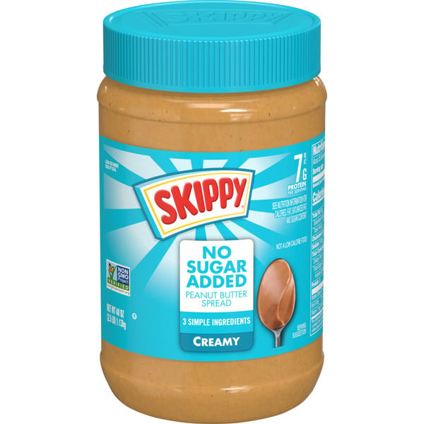 Spreads, Jam & Jelly SKIPPY Creamy Peanut Butter Spread No Sugar Added hero