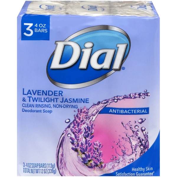 Rite Aid Pharmacy Dial Antibacterial Deodorant Bar Soap Lavender Twilight Jasmine Same Day Delivery or Pickup Rite Aid Pharmacy