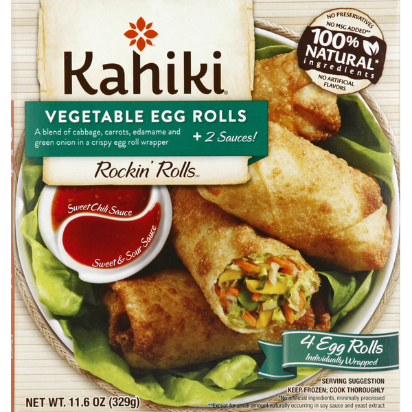 Frozen Appetizers & Sides Kahiki Rockin Rolls Vegetable Egg Rolls hero