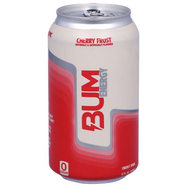 Bum Energy Energy Drink, Cherry Frost hero