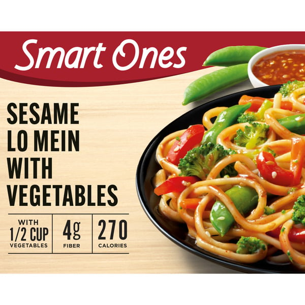 Frozen Meals Smart Ones Sesame Lo Mein Noodles with Vegetables & Sesame Sauce Frozen Meal hero