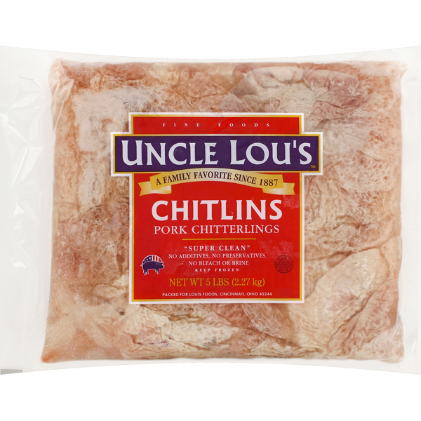 Packaged Meat Uncle Lous Chitterlings, Pork hero