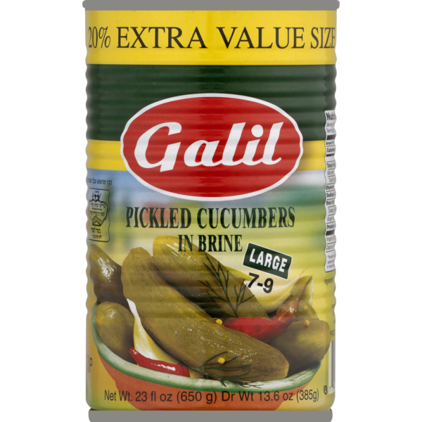 Pickled Goods & Olives Galil Pickled Cucumbers, In Brine hero