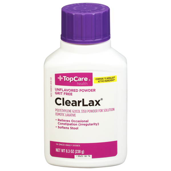 Digestion TopCare ClearLax, Unflavored Powder hero