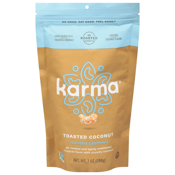 Karma Cashews, Roasted, Toasted Coconut hero