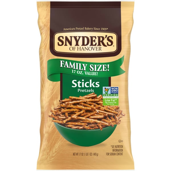 Snyder's of Hanover Pretzel Sticks hero