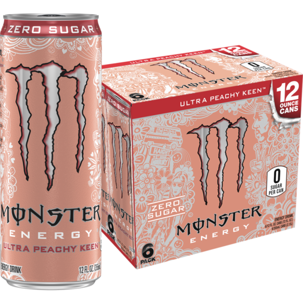 Energy & Sports Drinks Monster Energy Ultra Peachy Keen hero