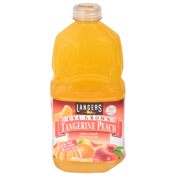 Juice & Nectars Langers Juice Cocktail, Tangerine Peach hero