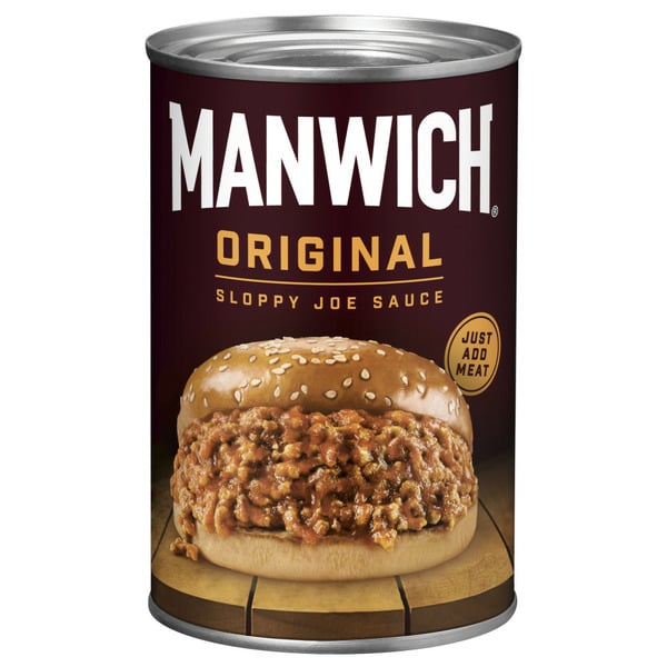 Canned Meals & Beans Manwich Original Sloppy Joe Sauce Canned Sauce hero