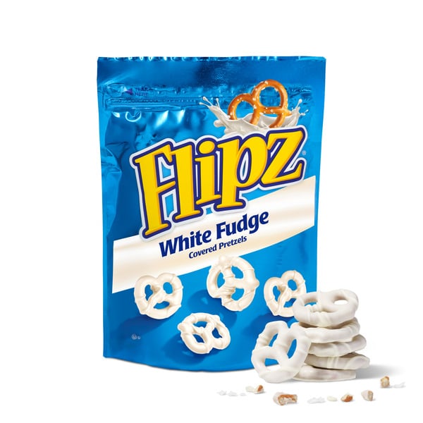 Candy, Chocolate & Gum Flipz White Fudge Covered Pretzels hero