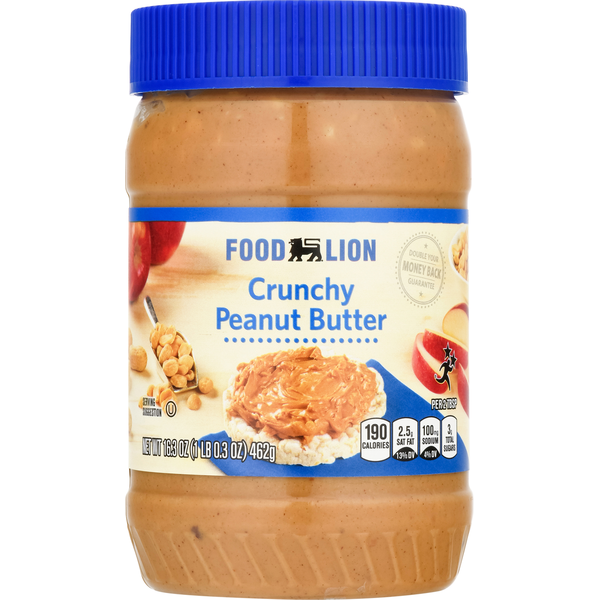 Spreads, Jam & Jelly Food Lion Peanut Butter, Crunchy hero