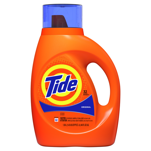 Laundry Tide Liquid Laundry Detergent, Original, 32 loads hero