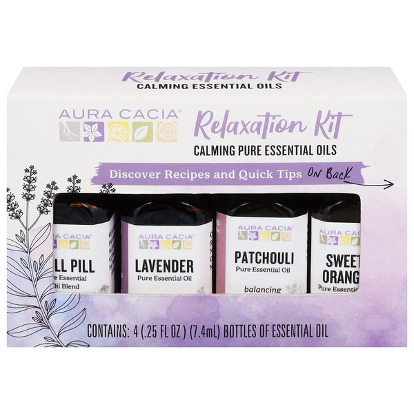 Oils & Vinegars Aura Cacia Essential Oils Kit, Relaxation hero