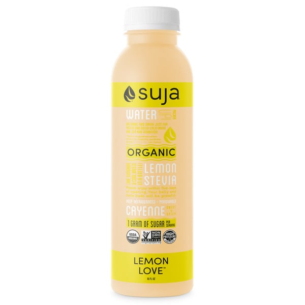 Refrigerated Suja Organic Lemon Love Cold Pressed Juice hero