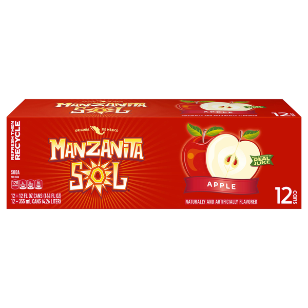 Juice & Nectars Manzanita Sol Soda, Apple hero