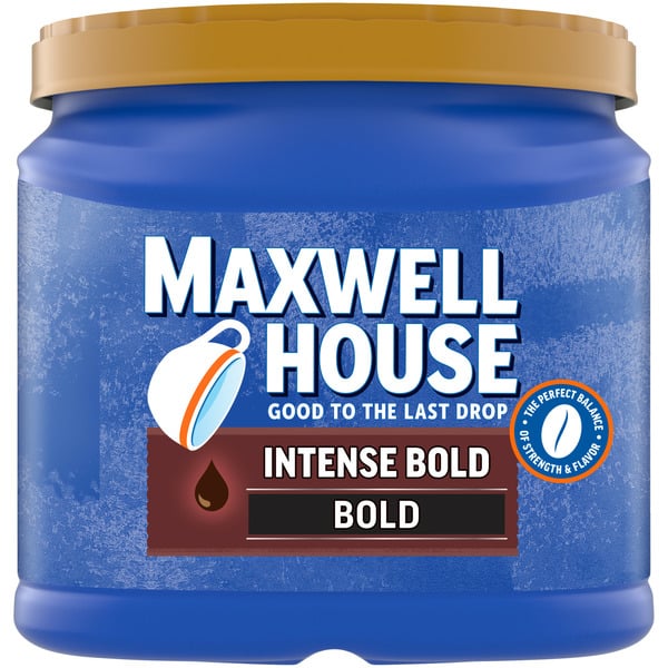 Coffee Maxwell House Intense Bold Dark Roast Ground Coffee hero