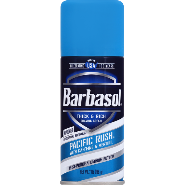 Shave Needs Barbasol Shaving Cream, Pacific Rush, Thick & Rich hero