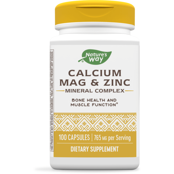 Vitamins & Supplements Nature's Way Calcium-Magnesium-Zinc hero