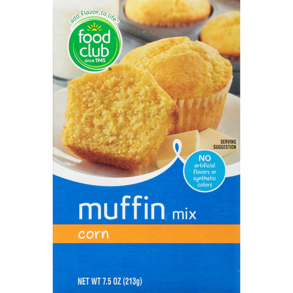 Doughs, Gelatins & Bake Mixes Food Club Muffin Mix, Corn hero