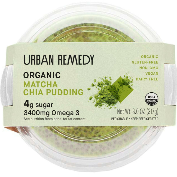 Refrigerated Pudding & Desserts Urban Remedy Matcha Chia Pudding hero