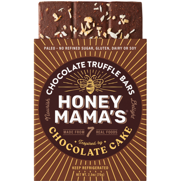 Honey Mama's Chocolate Truffle Bars, Chocolate Cake hero