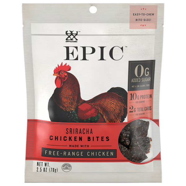 Frozen Appetizers & Sides EPIC Chicken Bites, Sriracha hero