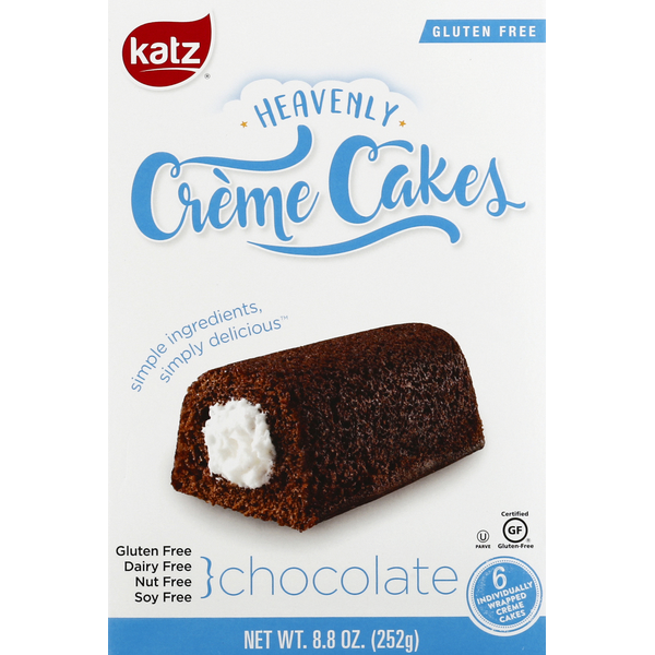 Frozen Dessert Katz Creme Cakes, Heavenly, Chocolate hero