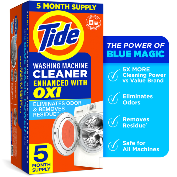 Laundry Tide Washing Machine Cleaner, with Fresh Clean Scent, Bonus Pack hero