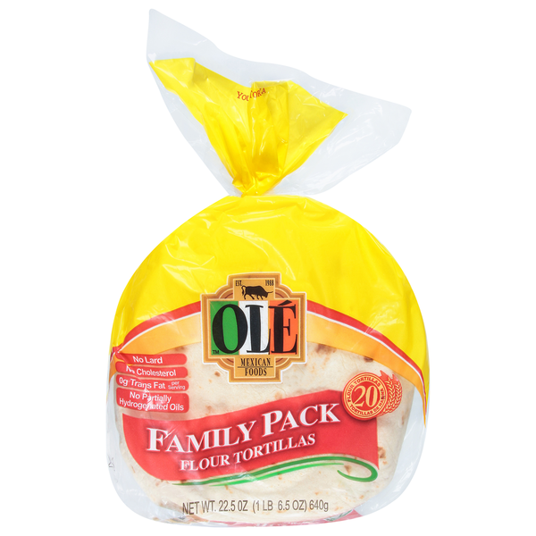 Tortillas & Flat Bread Olé Flour Tortillas, Family Pack hero