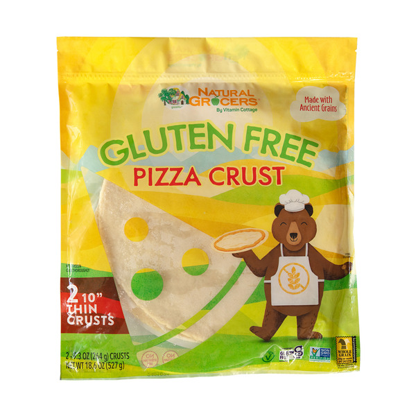 Frozen Meals Natural Grocers Non GMO Gluten Free Pizza Crust hero