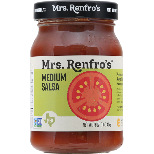 Chips & Pretzels Mrs. Renfro's Salsa, Medium hero