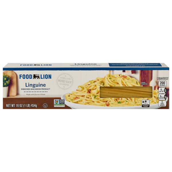 Dry Pasta Food Lion Pasta, Linguine, Classic, Box hero