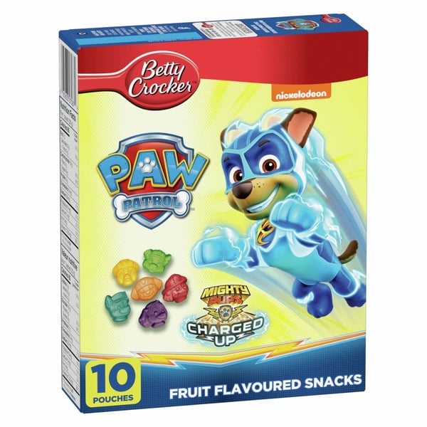 Fruit & Vegetable Snacks Betty Crocker Gluten Free Paw Patrol Special Edition Fruit Flavoured Snacks hero