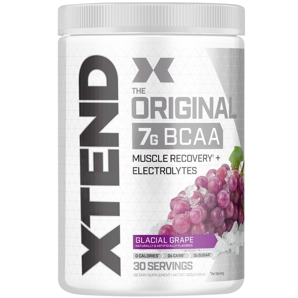 Intra/Post Workout & Recovery XTEND Scivation BCAAs Glacial Grape 30 Servings hero