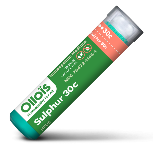 Vitamins & Supplements Ollois  Vegan Sulphur 30C Organic & Lactose-Free Pellets hero