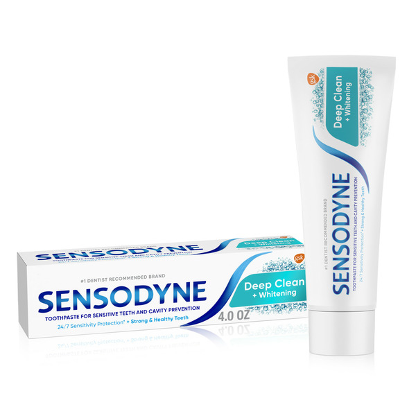 Oral Hygiene Sensodyne Deep Clean Sensitive Toothpaste hero