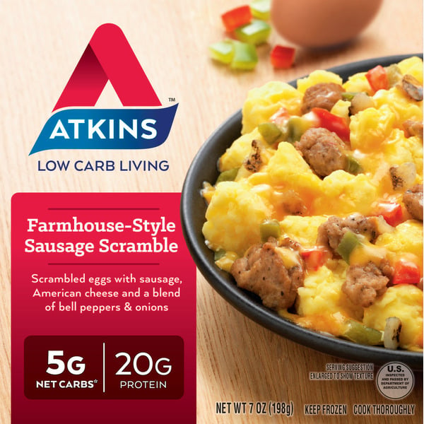 Frozen Breakfast Atkins Farmhouse-Style Sausage Scramble hero