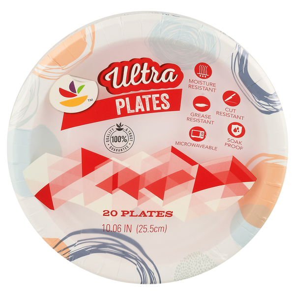 Plates, Bowls, Cups & Flatware Store Brand Plates, Ultra, 10.06 Inch hero