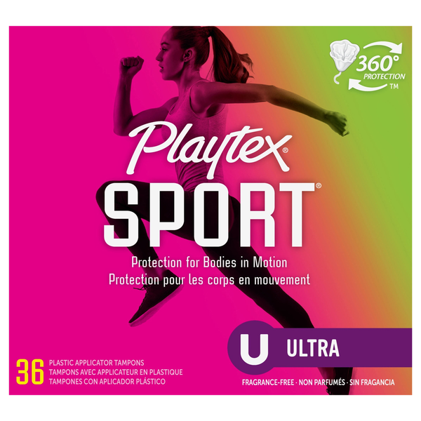 Feminine Care Playtex Tampons, Plastic Applicator, Ultra, Fragrance Free hero