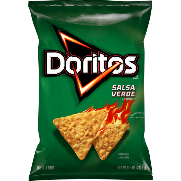 Doritos Flavored Tortilla Chips, Salsa Verde hero