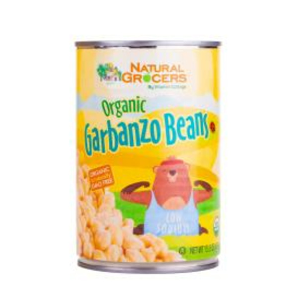 Canned Meals & Beans Natural Grocers Organic Garbanzo Beans hero